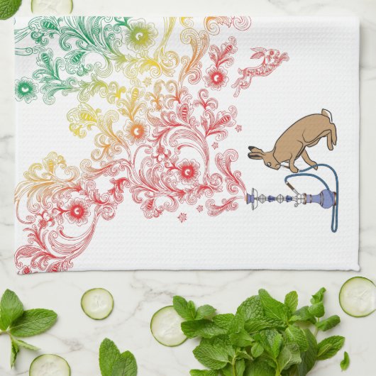 HUKA-HASEN HANDTUCH (Gefaltet)