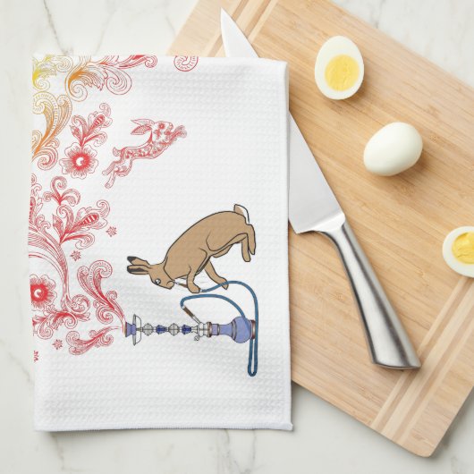 HUKA-HASEN HANDTUCH (Viertel Falte)