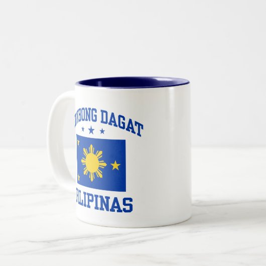 Hukbong Dagat Pilipinas Zweifarbige Tasse (Vorderseite Links)