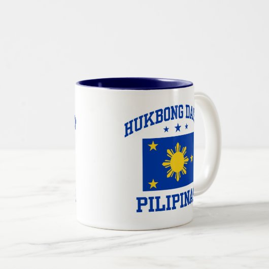 Hukbong Dagat Pilipinas Zweifarbige Tasse (VorderseiteRechts)