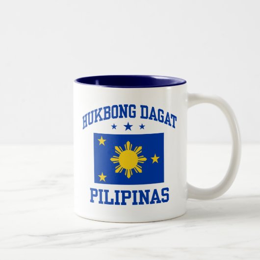 Hukbong Dagat Pilipinas Zweifarbige Tasse (Rechts)