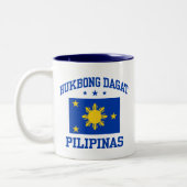 Hukbong Dagat Pilipinas Zweifarbige Tasse (Links)