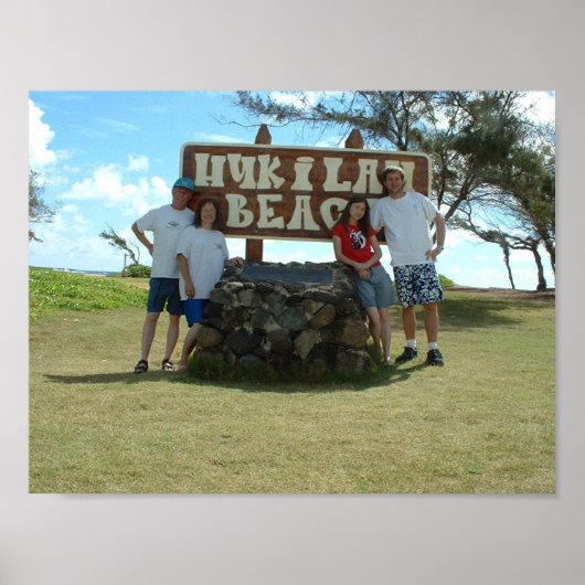 Hukilau Beach Poster (Vorne)