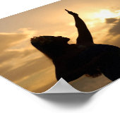 Hula am Strand Poster (Ecke)