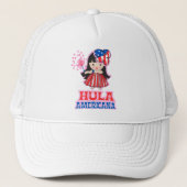 Hula Americana Trucker Hat Truckerkappe (Vorderseite)