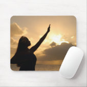 Hula auf hawaiischem Strand Mousepad (Mit Mouse)