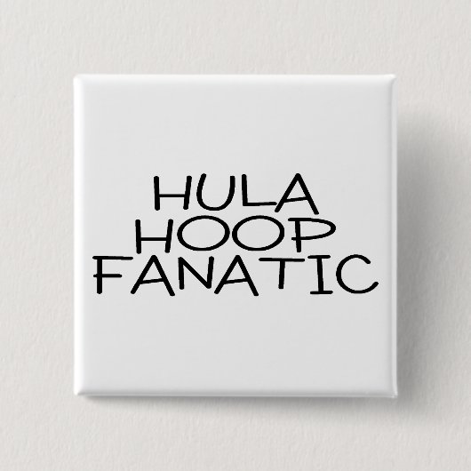 Hula Band-Fanatiker Button (Vorderseite)