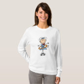 Hula Band-Strichmännchen-T - Shirts und Geschenke (Vorne ganz)