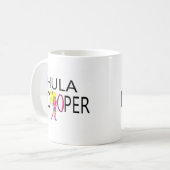 Hula Böttcher-Mädchen Kaffeetasse (Vorderseite Links)