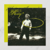 Hula-Böttcher Party Einladung (Vorne/Hinten)