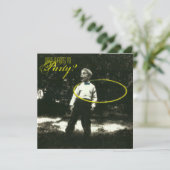 Hula-Böttcher Party Einladung (Stehend Vorderseite)