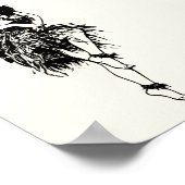Hula Button-Up Art Print, geeignet für Framing Mir Poster (Ecke)