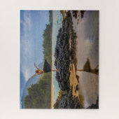 Hula Dancer at Lumaha'i Beach, Kauai, Hawaii Puzzle (Vertikal)