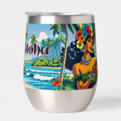 Hula Dancer auf den Hawaiianischen Inseln Aloha (Rechts)