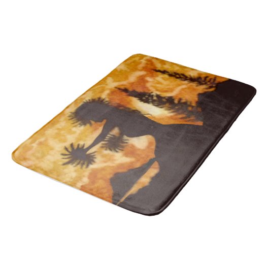 Hula Dancer Badematte (Schrägansicht)