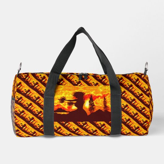 Hula Dancer  Duffle Bag (Rückseite)