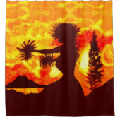 Hula Dancer Duschvorhang (Vorderseite)