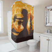 Hula Dancer Duschvorhang (Beispiel)