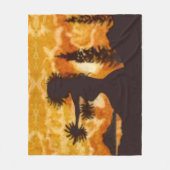 Hula Dancer Fleecedecke (Vorderseite)