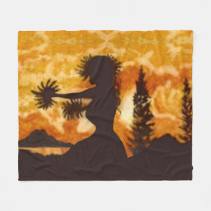 Hula Dancer Fleecedecke