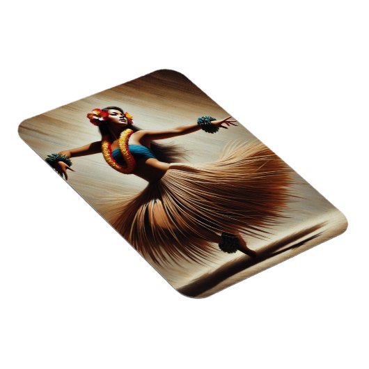 Hula Dancer Hawaii Magnet (Rechte Seite)