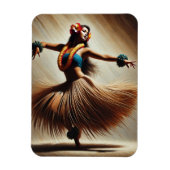 Hula Dancer Hawaii Magnet (Vertikal)