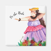 Hula Dancer Hawaiian Magnet (Vorne)