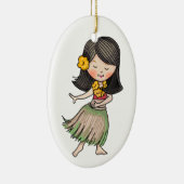 Hula Dancer Keramik Ornament (Rechts)