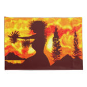 Hula Dancer  Kissenbezug (Rückseite-Rechts)