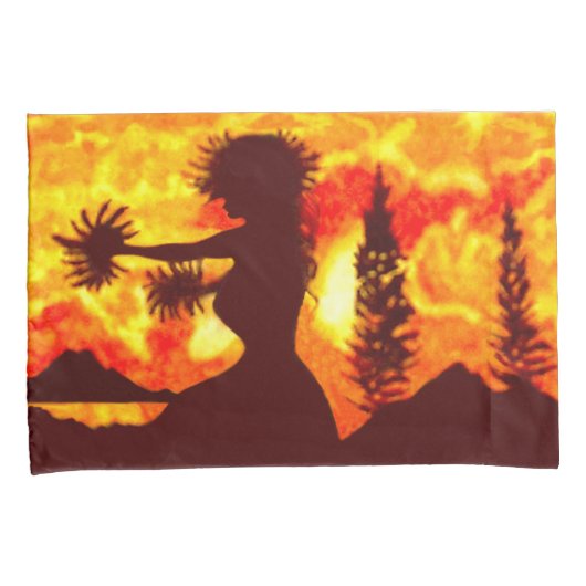 Hula Dancer  Kissenbezug (Vorderseite-Rechts)