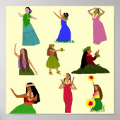 Hula Dancer Poster (Vorne)