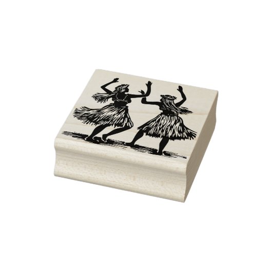 Hula Dancer Rubber Briefmarke Gummistempel (Stempel)