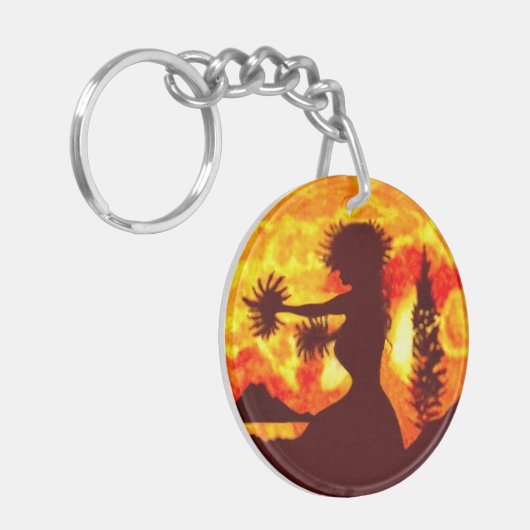 Hula Dancer Schlüsselanhänger (Vorderseite links)