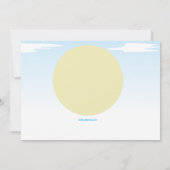 Hula Dancers Einladung (Rückseite)