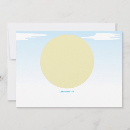 Hula Dancers Einladung (Rückseite)