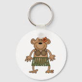 Hula Dancing Monkey Schlüsselanhänger (Vorderseite)
