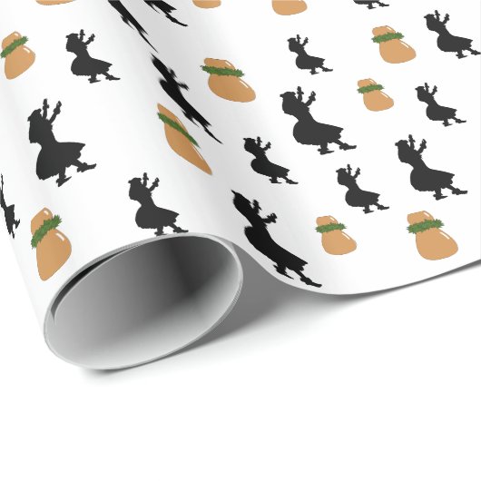 Hula Geschenk-Packpapier Hula Geschenkpapier (Rolleneckpunkt)