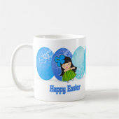 Hula Girl Easter Egg Tasse (Links)