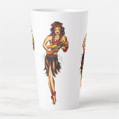 Hula girl - Hawaii Milchtasse (Vorderseite)