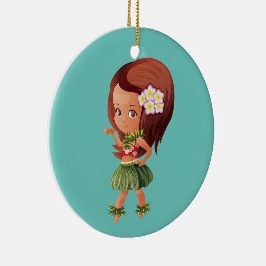 Hula Girl Keramikornament (Rechts)