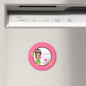 Hula Girl Luau Themed Gastgeschenks Magnet (In Situ (Geschirrspüler))