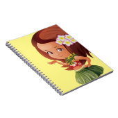 Hula girl notizblock (Rechte Seite)
