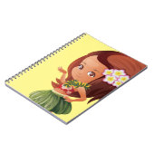 Hula girl notizblock (Linke Seite)