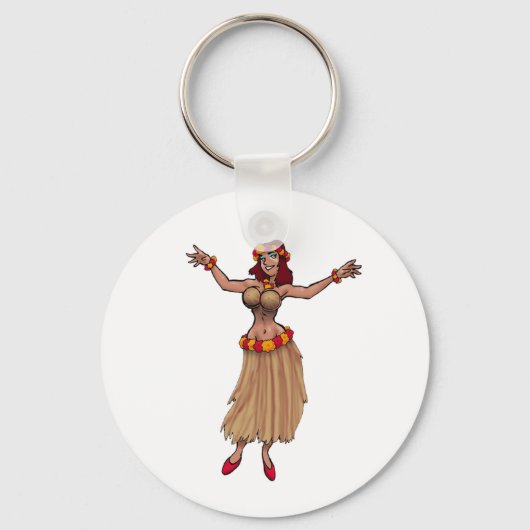Hula Girl Schlüsselanhänger (Vorderseite)
