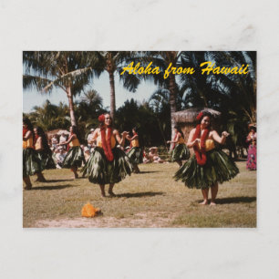 Hula Girls Postkarte