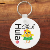 Hula Hawaii Chick Schlüsselanhänger (Vorderseite)