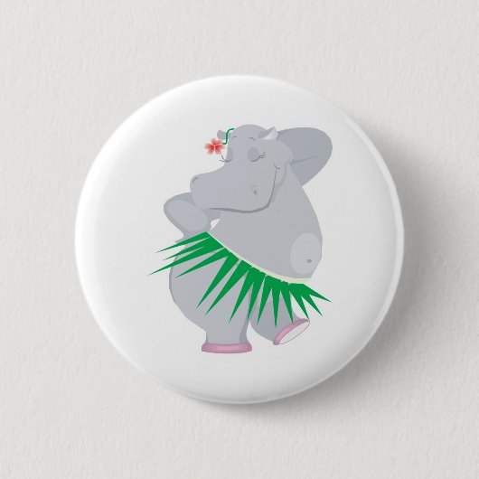 Hula hippo button (Vorderseite)