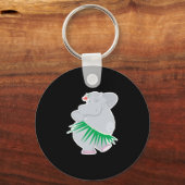 Hula hippo schlüsselanhänger (Vorderseite)