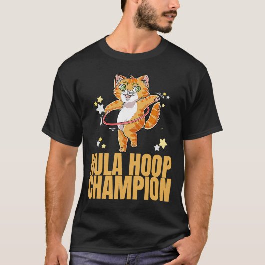 Hula Hoop Champion Dance Workout Übungshubschraube T-Shirt (Vorderseite)