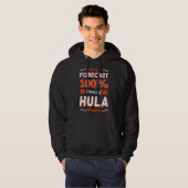 Hula Hoop Dancer Gymnastic Trainer Hooping Heute Hoodie (Vorne ganz)
